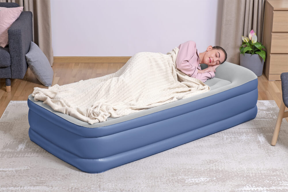 ที่นอนเป่าลม Bestway Tritech Air Mattress Twin Built-in AC Pump 1.91m x 97cm x 46cm